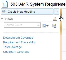 3. The 503: AMR System Requirements module opens and displays the system requirements for the AMR product. Browse the list and explore the requirements.