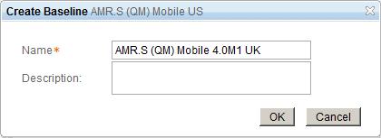 Return to the tab with the Rational Quality Manager application, the AMR (QM) project and the AMR.S Mobile UK configuration. 5.