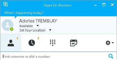 Calling with Skype from your computer Dial a number via Skype: 1 Type the number into the search bar, then The