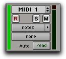 Model The Model pop-up menu provides a list of MIDI devices, filtered by the manufacturer name. This list is derived from the XML-based MIDI device files provided with your Pro Tools installation.
