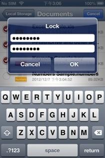 you wish to lock up Add password to Type your password