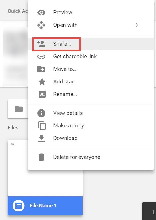 Share a File Google Team Drive Team Drive does allow owners and members of the Team Drive to share specific documents with other users who are not members of the drive.