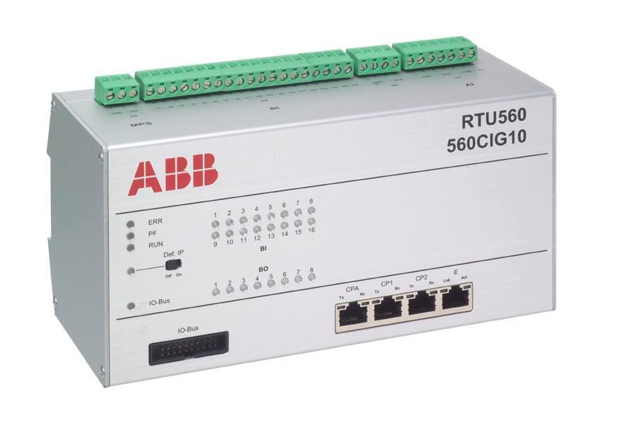 Time can be set and synchronized from the central system via the serial lines or via the Ethernet LAN interface.