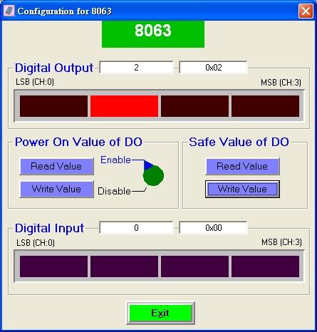 3.2.5 To Configure Digital I/O modules on i-8000 system: Both i-8k DO modules and i-87k DO modules have DO