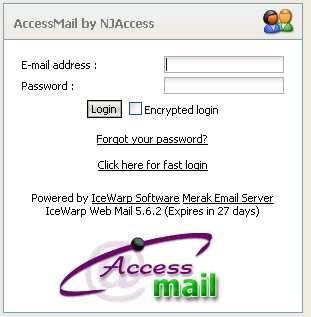 AccessMail User Manual - Page 3 1. Open your Internet browser. 2. Type in http://www.newjerseymls.co m on the URL address line. 3. Click on the RE:Mail link on the upper right hand part of the home page.