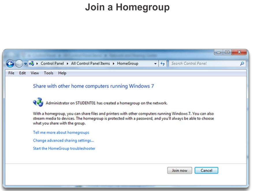 When a computer joins a homegroup, all user accounts on the computer, except the Guest account, become members of the homegroup.