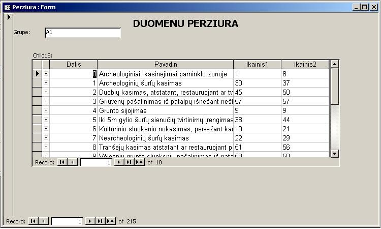 Monitorius 2. Visual FoxPro 8.