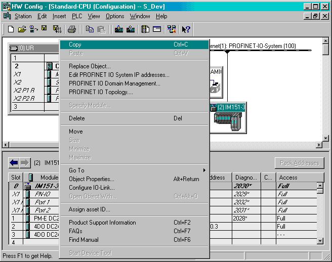 4.10 Configuring the SIMATIC ET 200 Station as 4.10 Configuring the SIMATIC ET 200 Station as Shared Device NOTE Proceed as follows to connect a SIMATIC ET 200 Station as to a SIMOTION controller.