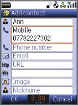 Editing a contact It s easy to keep up to date with changes to your contacts details.