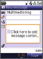 Msg Mail New Multimedia msg Msg New OK Find Scroll to your preferred contact and press From the browser you can: Create and send email messages View email, voicemail and faxmail in your inbox Scroll