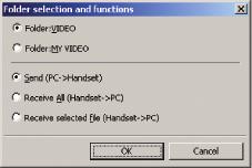 Transferring files from PC to handset Transferring files from handset to PC To transfer audio files from your PC to your handset, you will need to format the files to make them compatible with the