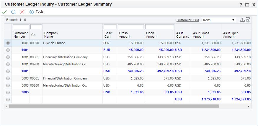 Account Ledger by Object Supplier Ledger