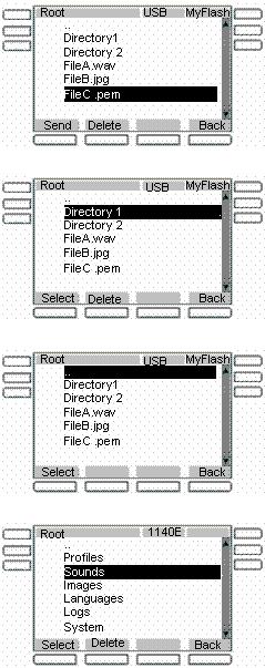 Configuring custom settings Figure 21: