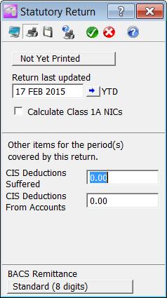 26. This screen should show you when the Statutory Return was last updated.