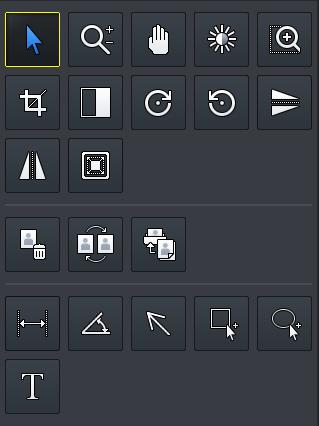 7.2 Image Manipulation Buttons Figure 7.3 Image Manipulation Buttons 7.2.1 Select This is the default mouse pointer state.