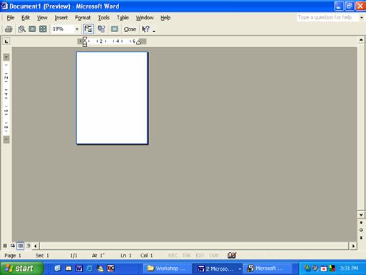 Click the different toolbar icons to learn what options you have in the Print Preview screen. Saving and Naming a Document There are several ways to save documents in Microsoft Word.