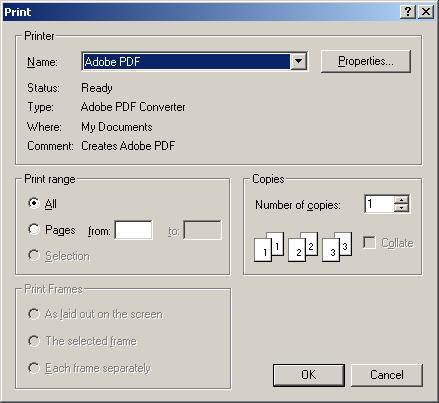 4. In the Save PDF File As menu, choose a file name and location where the PDF should be saved.