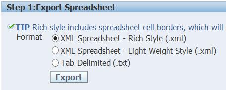 How to Export to Excel (Offline Response)?