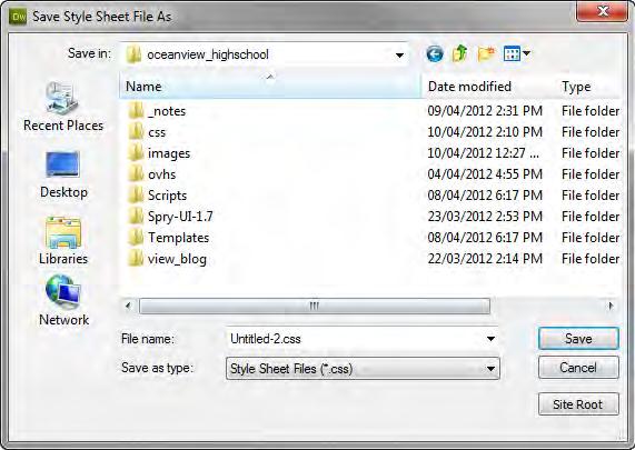 Adobe Dreamweaver CS6 To create a Fluid Grid Layout: 1. Start Dreamweaver. 2. Select File > New Fluid Grid Layout. The New Document dialog box appears (Figure 2). 3.