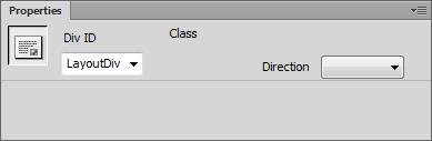 11. Open the Properties panel (Window > Properties). 12. In Design view, click the outline of the layout div (Figure 6) to select it.