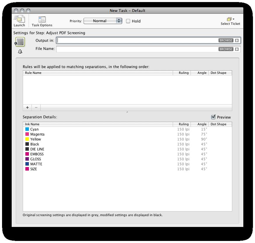 Processor Adjust PDF Screening replacement