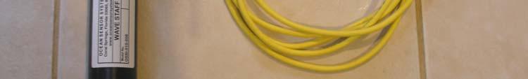 24. The cable is designed to be mounted in tension by either suspending a weight on the bottom or with