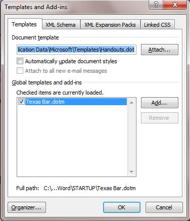 6 TROUBLESHOOTING ADD-INS If the TBB Forms toolbar is still not showing in Word, it s possible your copy of Word is not loading add-ins properly.