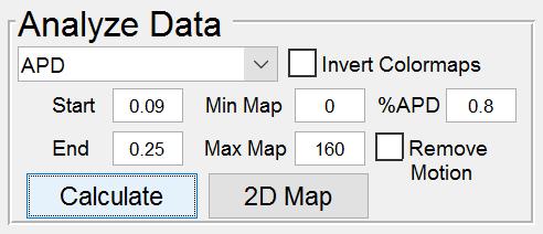 select the map in the dropdown and press Calculate.