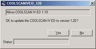 Running the Updater 2.1 Starting the Updater If you are using Windows (Windows 98SE or later), start COOLSCANIV ED.