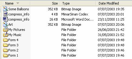 see the contents of the folder sorted alphabetically from A to Z o To see the sub folders placed