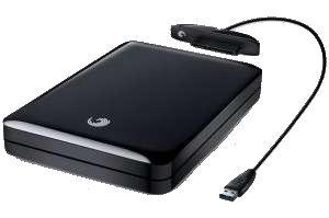 Portable hard discs Works in a similar way to fixed hard discs but are connected to the computer externally via a Universal Serial Bus (USB) port.