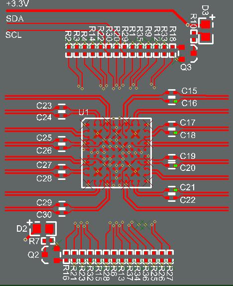 Typical Application Circuit Figure10 shows typical application circuit of PI2EQX6804-A. +1.2V +3.3V +3.3V EC1 + 22u_3528 C1 0.1u_0402 C2 C3 C4 0.1u_0402 0.