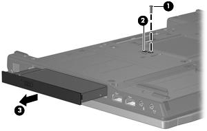 Optical drive NOTE: All optical drive spare part kits include an optical drive bezel.
