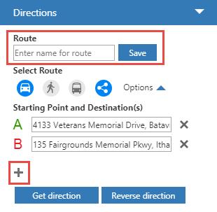 Directions From Directions you can get route from any location to your customer s location. Also, particular route can be saved for future reference.