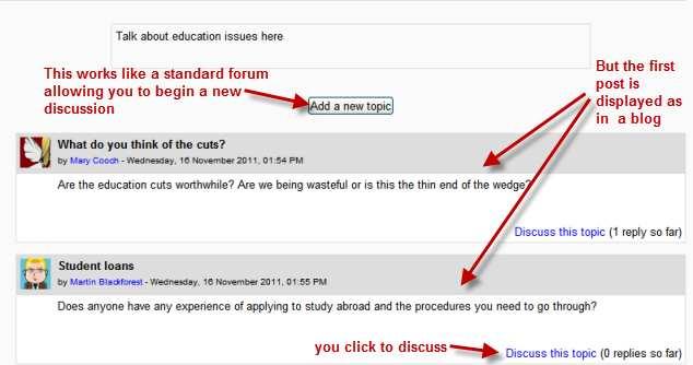 Click the "Post to forum" button to complete. How do I add a topic to a forum? Navigate to the forum within the course and click on its title.