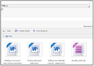 Importing content You can use a zip folder to import multiple files or migrate content from UEL Plus (see point 5). 1.