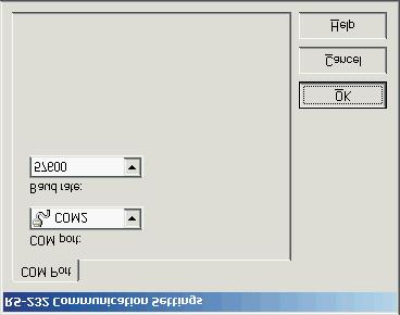3 LogWare III options Communications Click the Properties button to view and change settings related to the highlighted method of communications. 3.3.1 Serial (RS-232) properties 1 The RS-232 Communication Settings dialog displays the settings for the Serial (RS-232) method of communication.