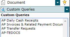 Select AP invoices & Related Payment Documents.