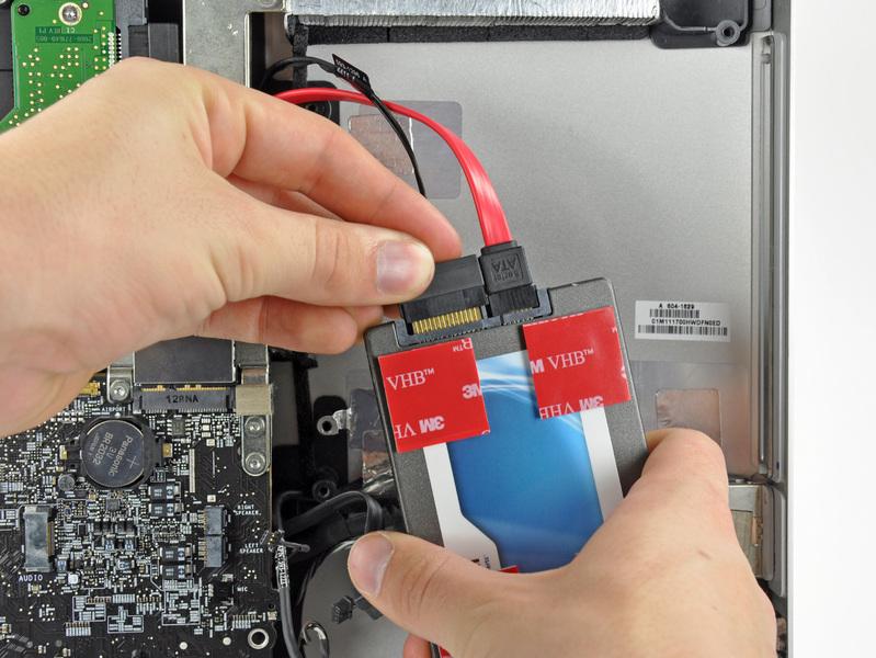 The SATA connectors will be nearest the top of the