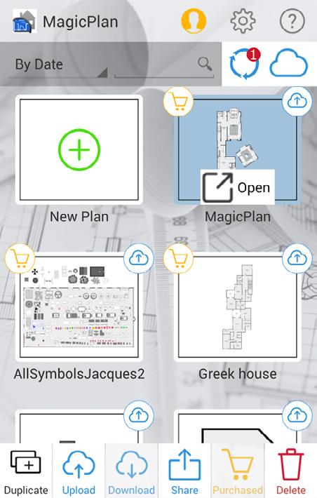 directly within the app MagicPlan can be used as an intuitive job