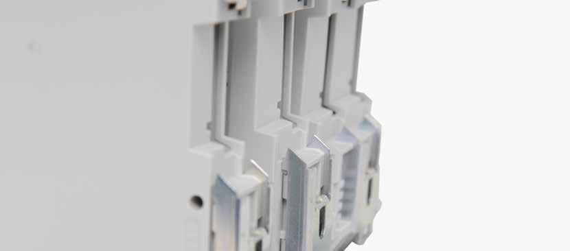 Modules can be fitted on to a DIN rail. AlphaTurn interface Mk2 NMEA distribution module Mk2 Rate of Turn This is a digital interface for connecting and calibration of EBF rate of turn sensors.