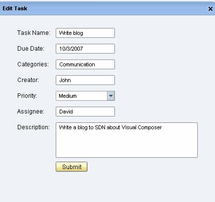 How to edit a task? Start by clicking Edit Task from the Task Detail form. The Edit Task form will appear.