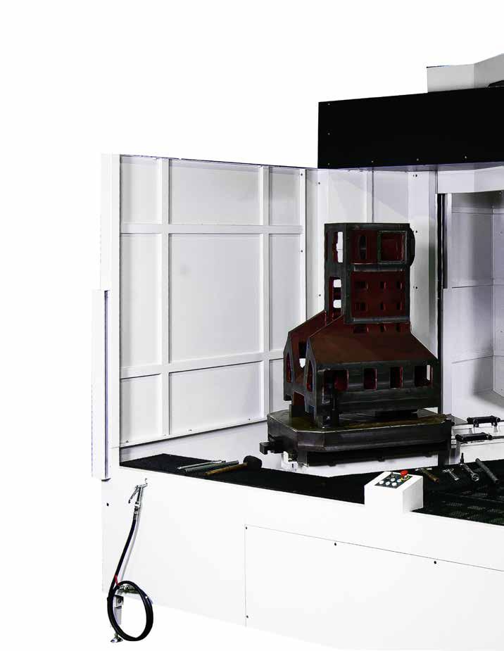 Mechanical Rigidity Large-Scale Intelligent Precision Horizontal Machining Center Optimal mechanical structure design, the most ideal machine for any production line.