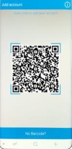 (see graphic). This will open the QR Code Reader.