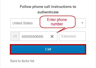 If the automated call back needs to navigate a menu, the call will fail. 1. Click the Setup button. 2.