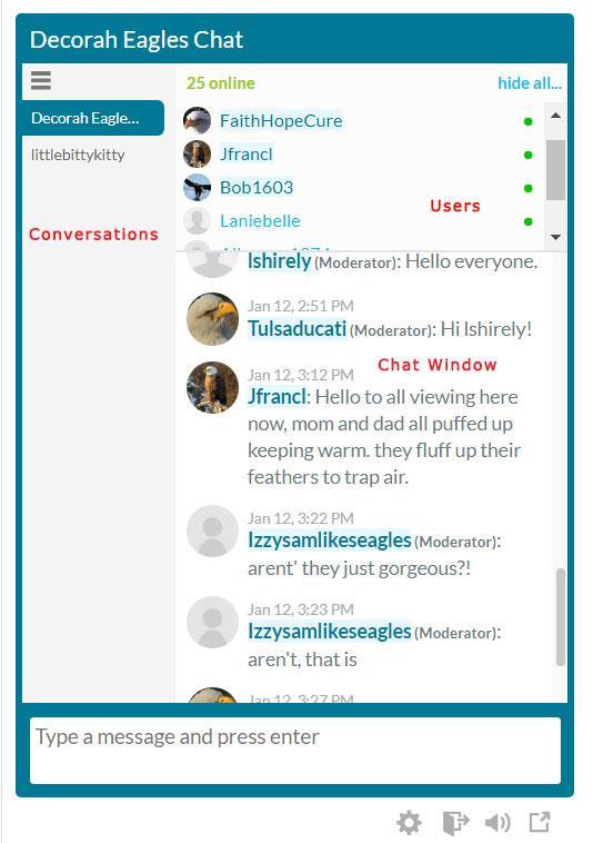 Moderating the Chat Basic Moderation: the chat window, managing chatters The chat window consists of three parts: the chat list, the viewer list, and the chat window.