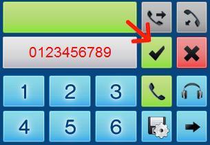 Make a call 6 MAKE A CALL GENERIC CALL Use on screen keypad or PC keypad with Bloc Num