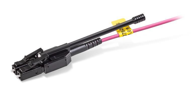 violet OM4 for SR4 170H2013OM4 1/3HU ¼ 6 MTP Type A Key-up to Key-down green SM for PSM4 170H2023 LC-UNIBOOT HIGH-DENSITY Patchcords with Pulltabs at the connectors must be
