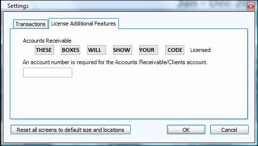 If your screen looks similar to the one in the image above, you can be sure that the Accounts Receivable portion of the software has already been established.