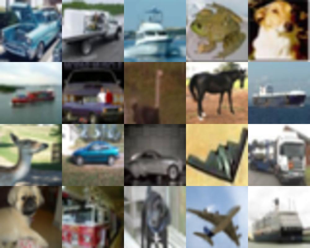 Examples of CIFAR-10 test images. objects.